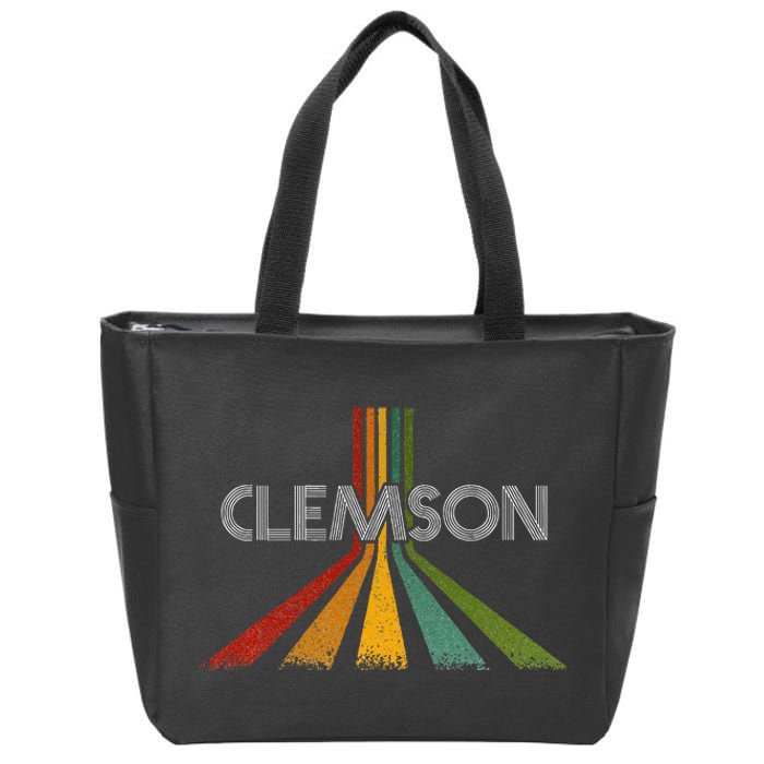 Clemson South Carolina Vintage Zip Tote Bag