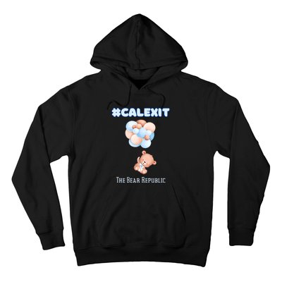 California Secession Calexit Bear Republic Hoodie