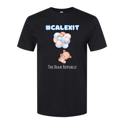 California Secession Calexit Bear Republic Softstyle® CVC T-Shirt