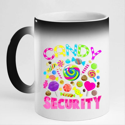 Candy Security Candyland Costume Teens Adult 11oz Black Color Changing Mug