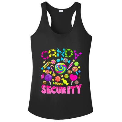 Candy Security Candyland Costume Teens Adult Ladies PosiCharge Competitor Racerback Tank
