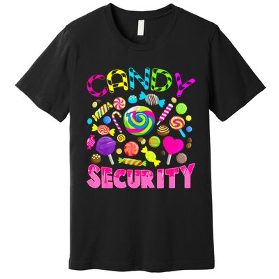 Candy Security Candyland Costume Teens Adult Premium T-Shirt