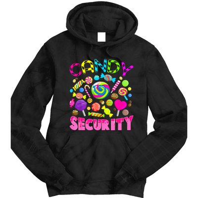 Candy Security Candyland Costume Teens Adult Tie Dye Hoodie