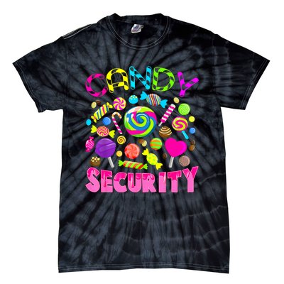 Candy Security Candyland Costume Teens Adult Tie-Dye T-Shirt