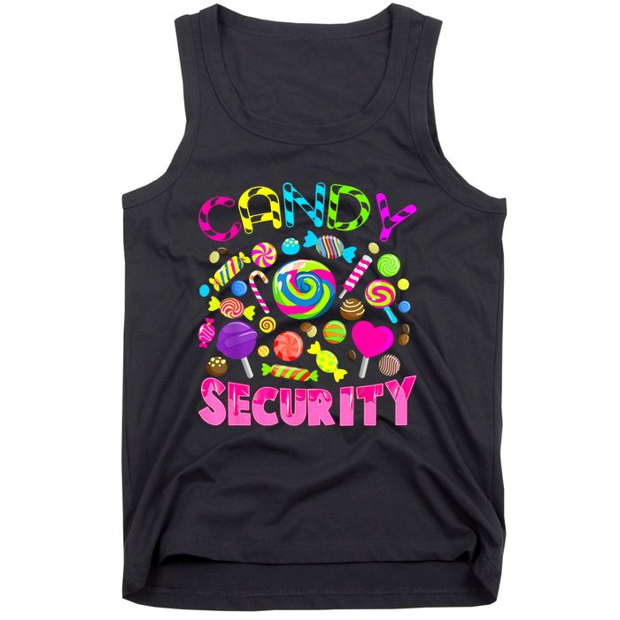 Candy Security Candyland Costume Teens Adult Tank Top