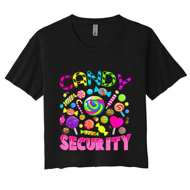 Candy Security Candyland Costume Teens Adult Crop Top