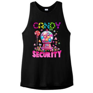 Candy Security Candyland Costume Teens Adult Ladies PosiCharge Tri-Blend Wicking Tank