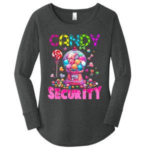 Candy Security Candyland Costume Teens Adult Women's Perfect Tri Tunic Long Sleeve Shirt