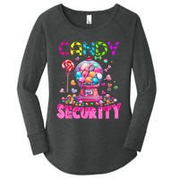 Candy Security Candyland Costume Teens Adult Women's Perfect Tri Tunic Long Sleeve Shirt