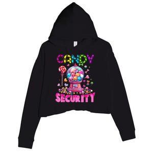 Candy Security Candyland Costume Teens Adult Crop Fleece Hoodie