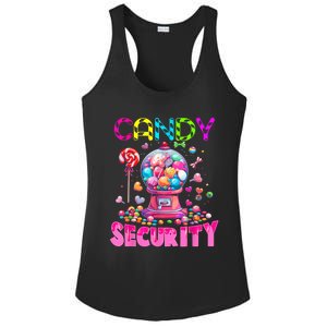 Candy Security Candyland Costume Teens Adult Ladies PosiCharge Competitor Racerback Tank