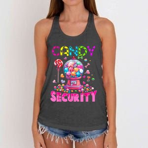 Candy Security Candyland Costume Teens Adult Women's Knotted Racerback Tank