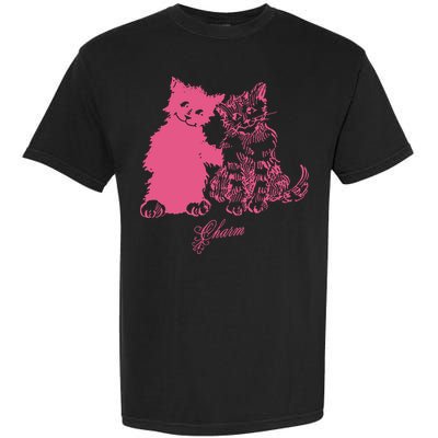 Clairo Store Charm Cat Friends Garment-Dyed Heavyweight T-Shirt