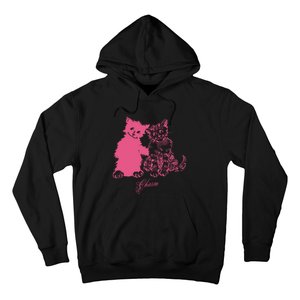 Clairo Store Charm Cat Friends Hoodie