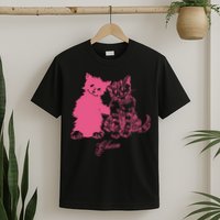 Clairo Store Charm Cat Friends T-Shirt