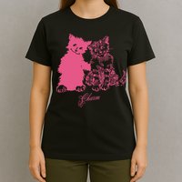 Clairo Store Charm Cat Friends T-Shirt