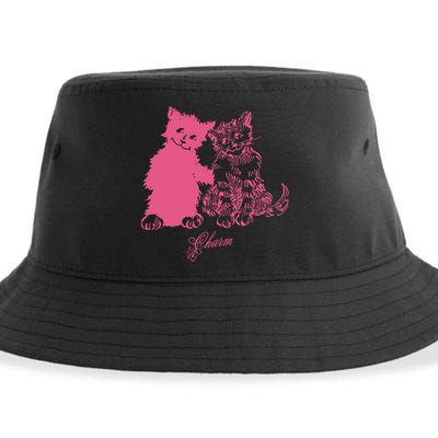 Clairo Store Charm Cat Friends Sustainable Bucket Hat