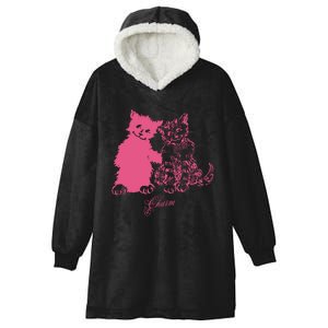 Clairo Store Charm Cat Friends Hooded Wearable Blanket