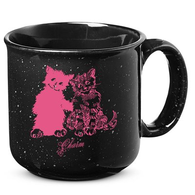 Clairo Store Charm Cat Friends 15oz Campfire Ceramic Mug
