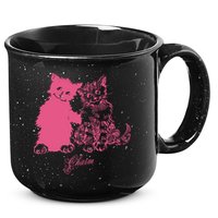 Clairo Store Charm Cat Friends 15oz Campfire Ceramic Mug