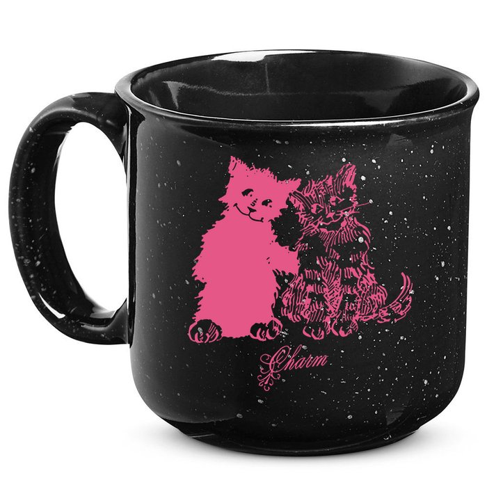 Clairo Store Charm Cat Friends 15oz Campfire Ceramic Mug