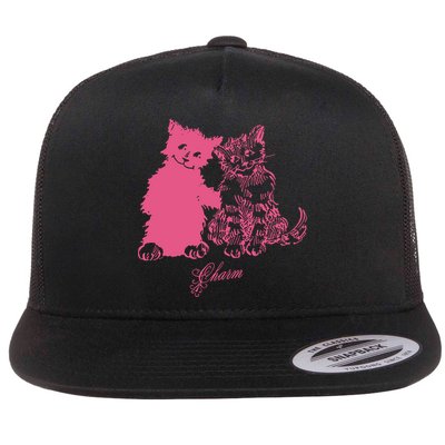 Clairo Store Charm Cat Friends Flatbill Hat