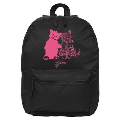 Clairo Store Charm Cat Friends 16 in Basic Backpack
