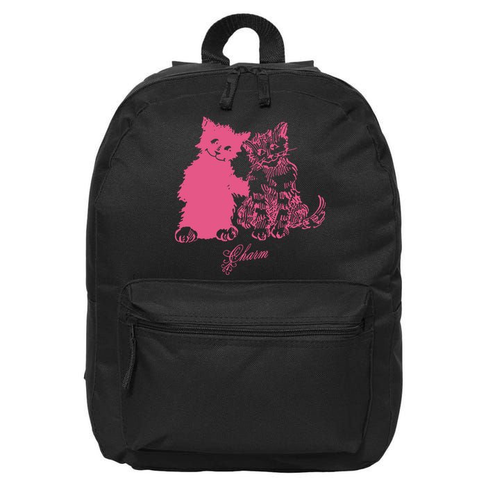 Clairo Store Charm Cat Friends 16 in Basic Backpack