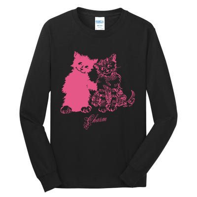 Clairo Store Charm Cat Friends Tall Long Sleeve T-Shirt