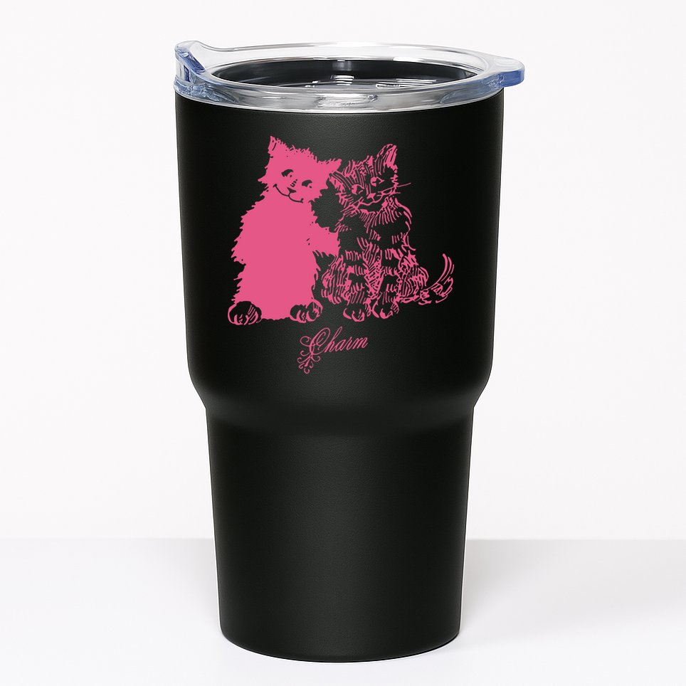 Clairo Store Charm Cat Friends Tumbler