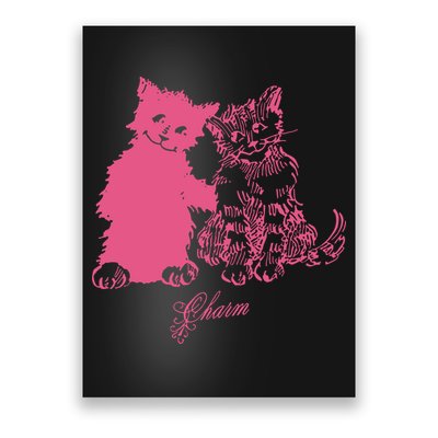 Clairo Store Charm Cat Friends Poster