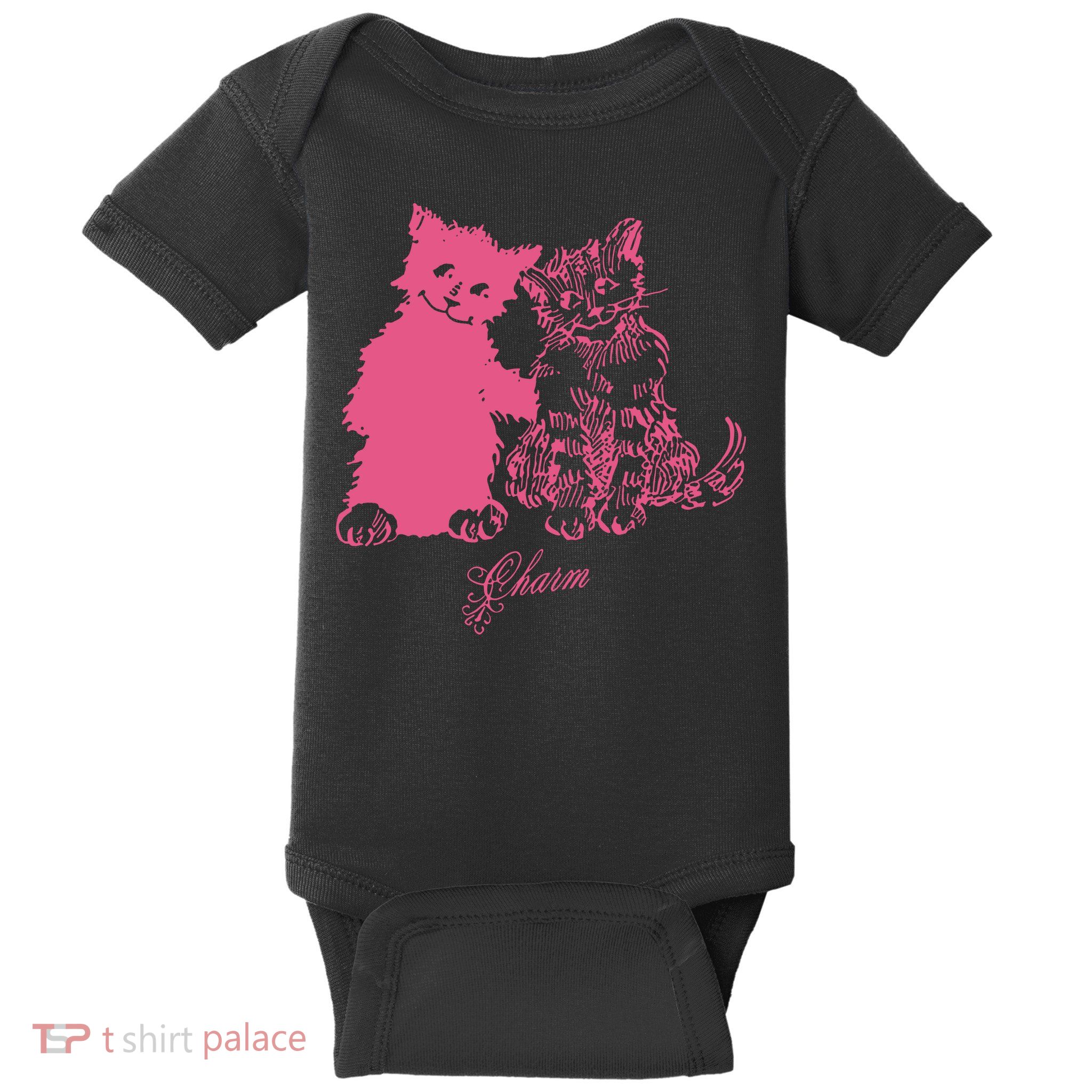 Clairo Store Charm Cat Friends Baby Bodysuit