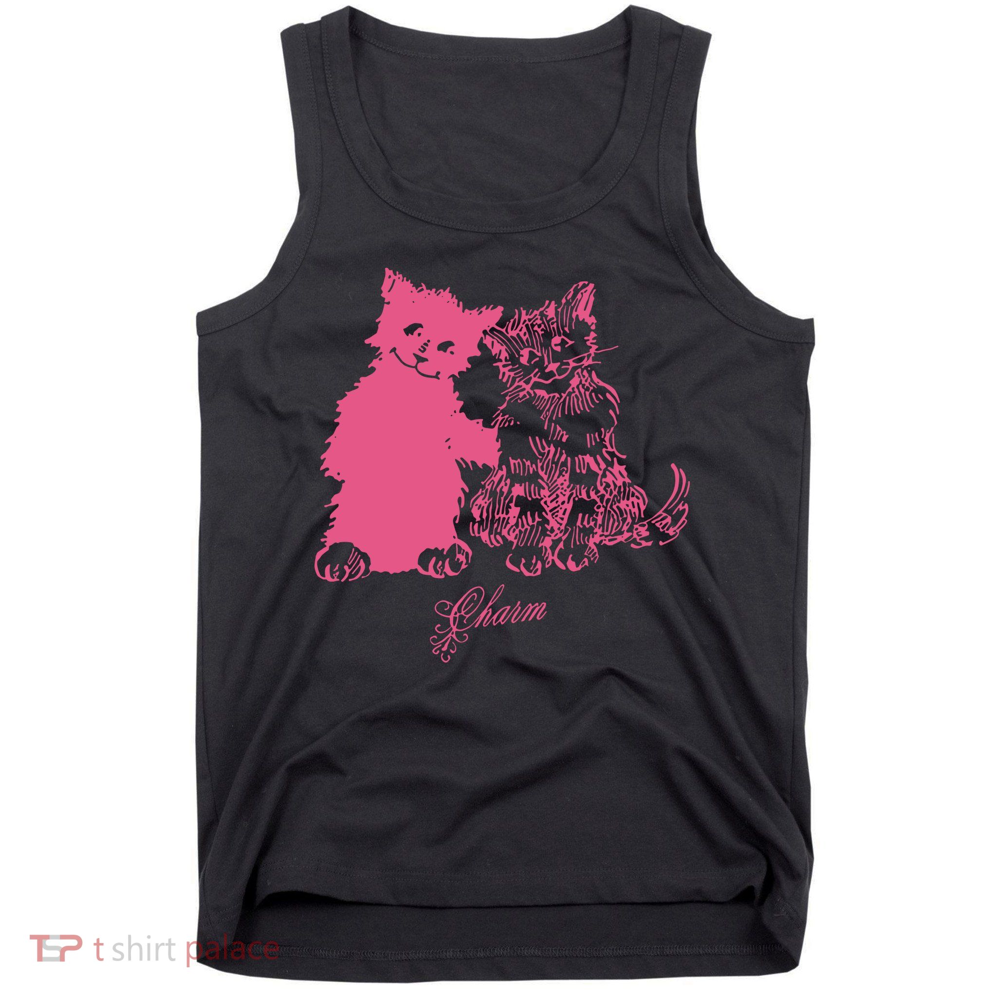 Clairo Store Charm Cat Friends Tank Top
