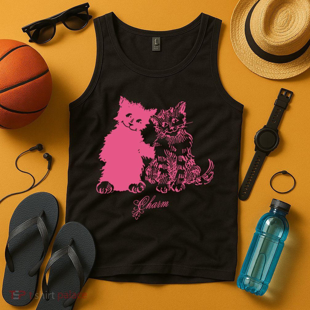 Clairo Store Charm Cat Friends Tank Top