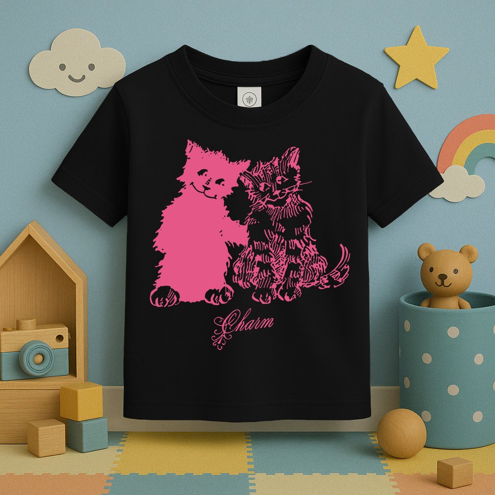 Clairo Store Charm Cat Friends Toddler T-Shirt