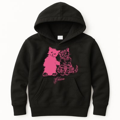Clairo Store Charm Cat Friends Kids Hoodie