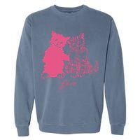 Clairo Store Charm Cat Friends Garment-Dyed Sweatshirt