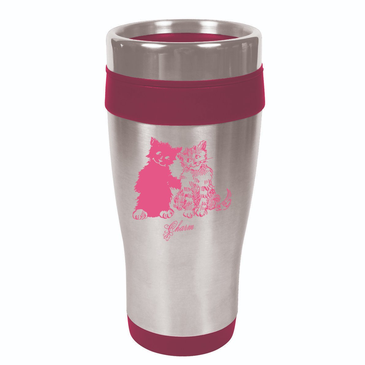 Clairo Store Charm Cat Friends 16oz Travel Tumbler