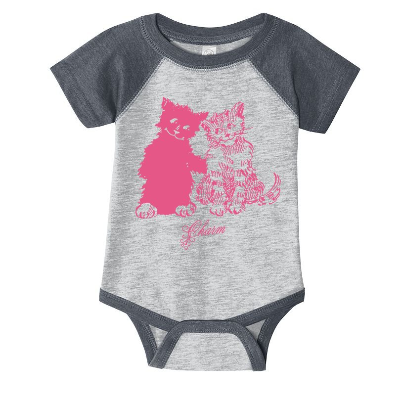 Clairo Store Charm Cat Friends Infant Baby Jersey Bodysuit
