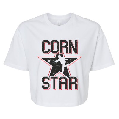 Corn Star Bella+Canvas Jersey Crop Tee