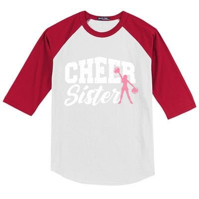 Cheer Sister Cheerleading Kids Colorblock Raglan Jersey