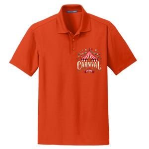 Carnival Staff Circus Matching Dry Zone Grid Polo