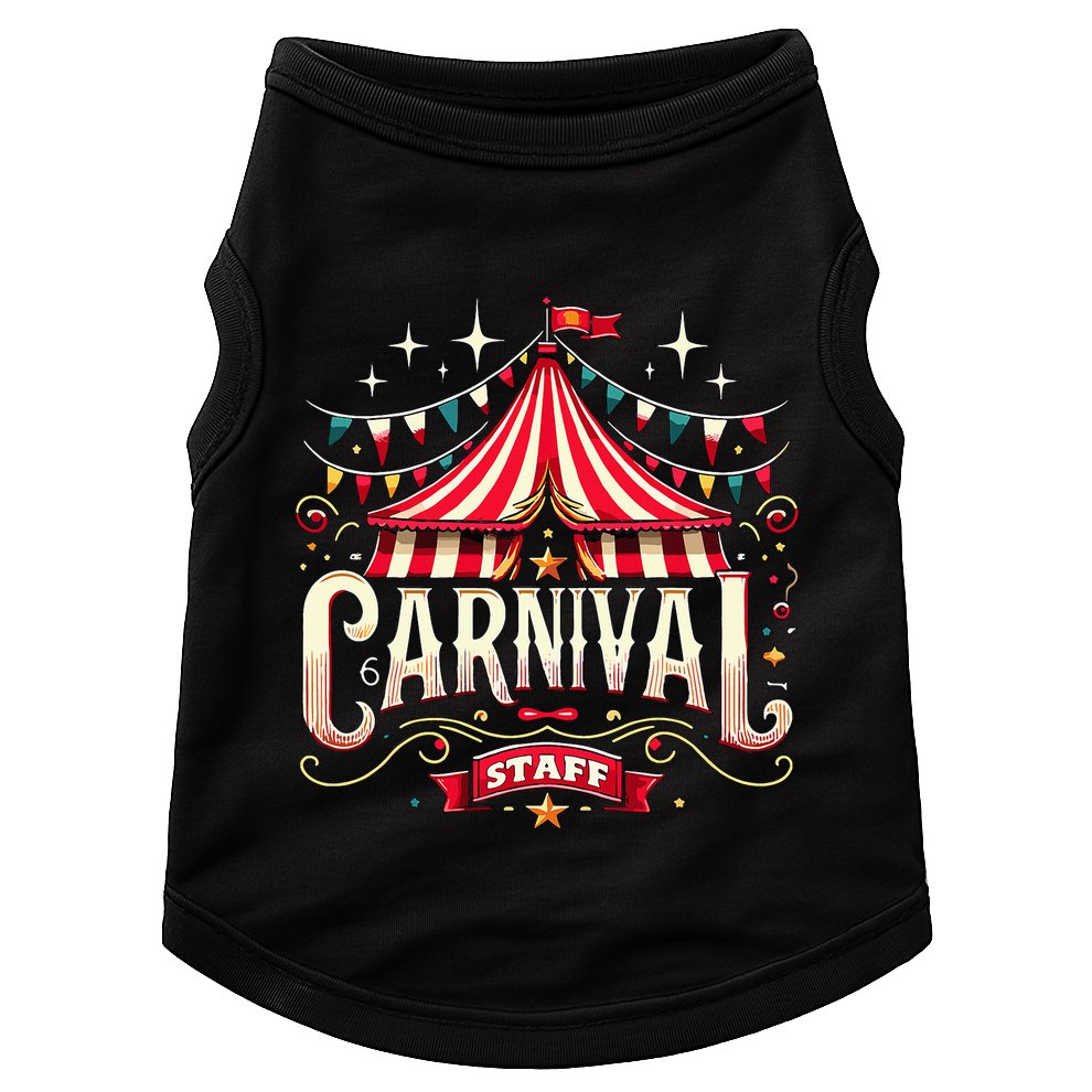 Carnival Staff Circus Matching Doggie Tank