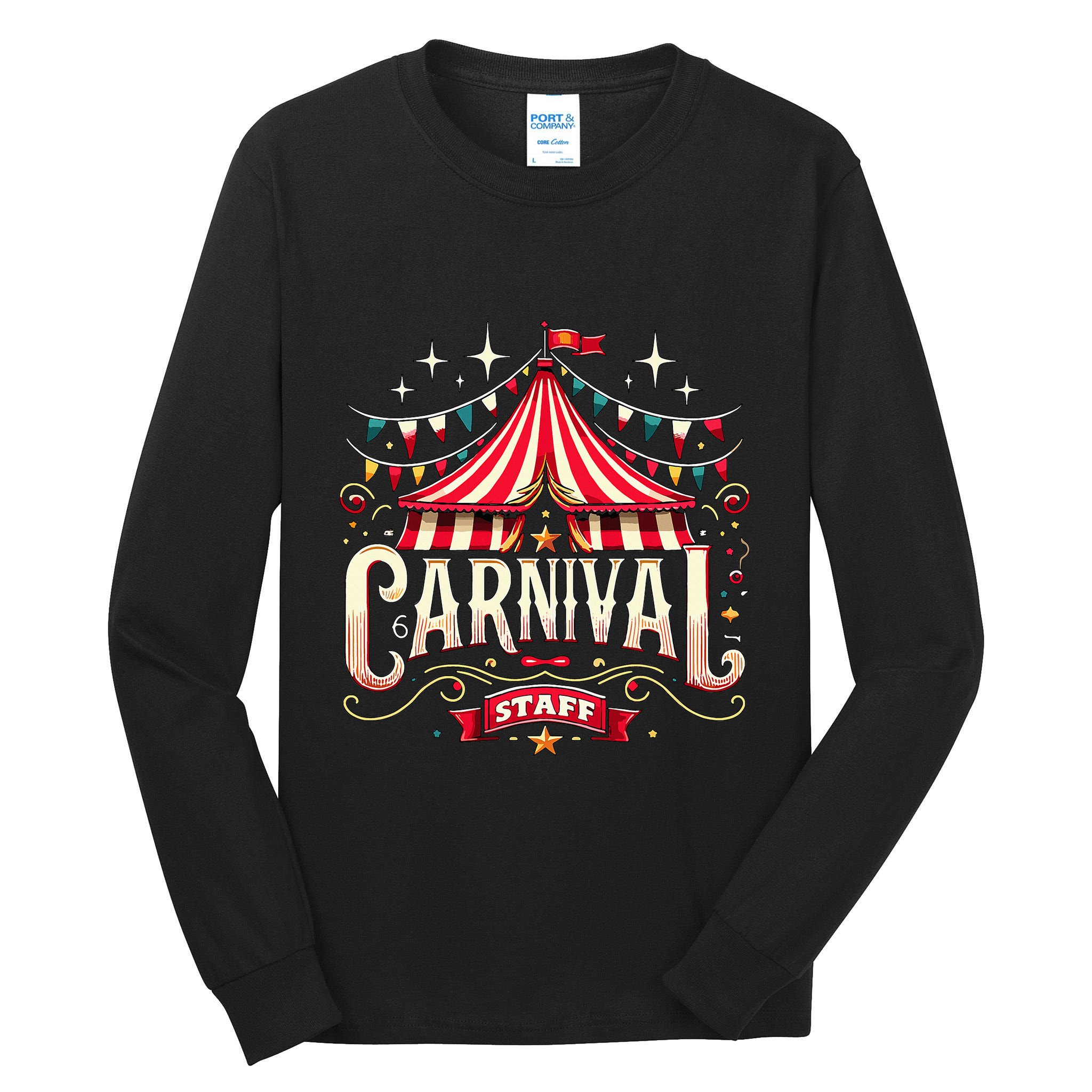 Carnival Staff Circus Matching Tall Long Sleeve T-Shirt