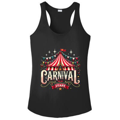 Carnival Staff Circus Matching Ladies PosiCharge Competitor Racerback Tank