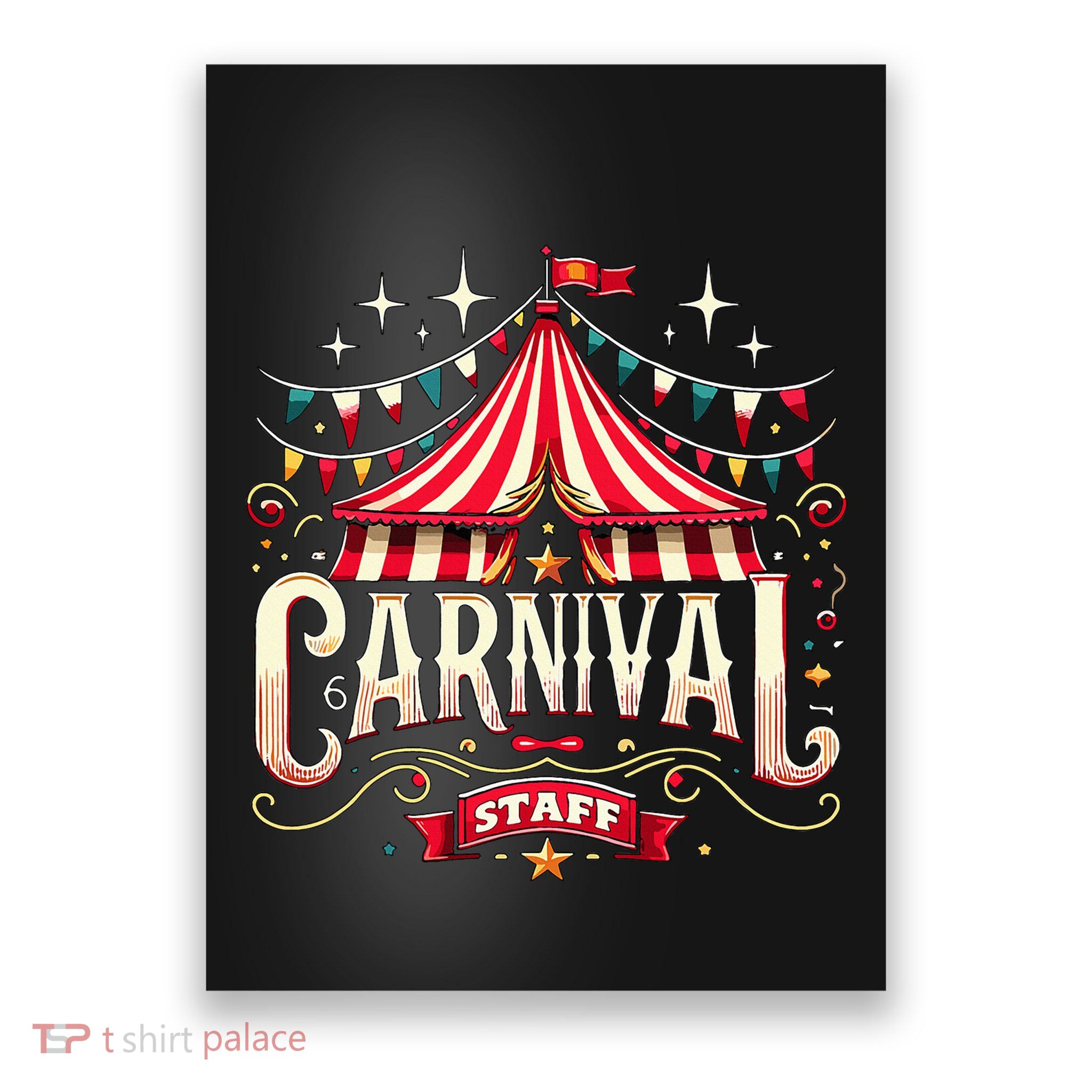 Carnival Staff Circus Matching Poster