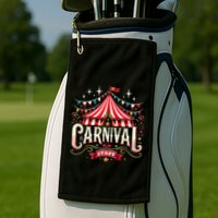 Carnival Staff Circus Matching Golf Towel