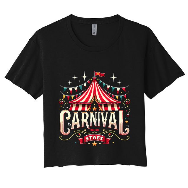Carnival Staff Circus Matching Crop Top