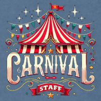 Carnival Staff Circus Matching Garment-Dyed Sweatshirt