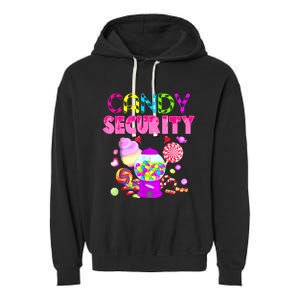 Candy Security Candyland Costume Teens Adult Garment-Dyed Fleece Hoodie